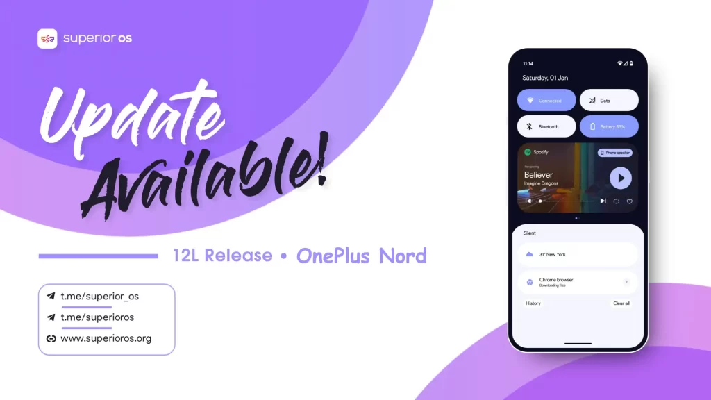 Superior OS 12L for Oneplus Nord